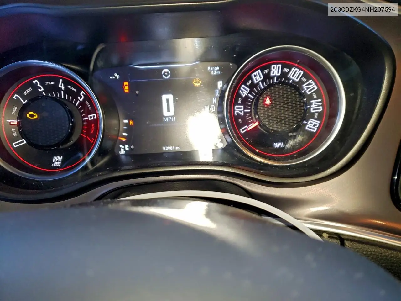 2C3CDZKG4NH207594 2022 Dodge Challenger Gt