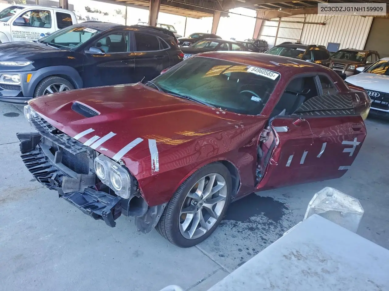 2C3CDZJG1NH159909 2022 Dodge Challenger Gt