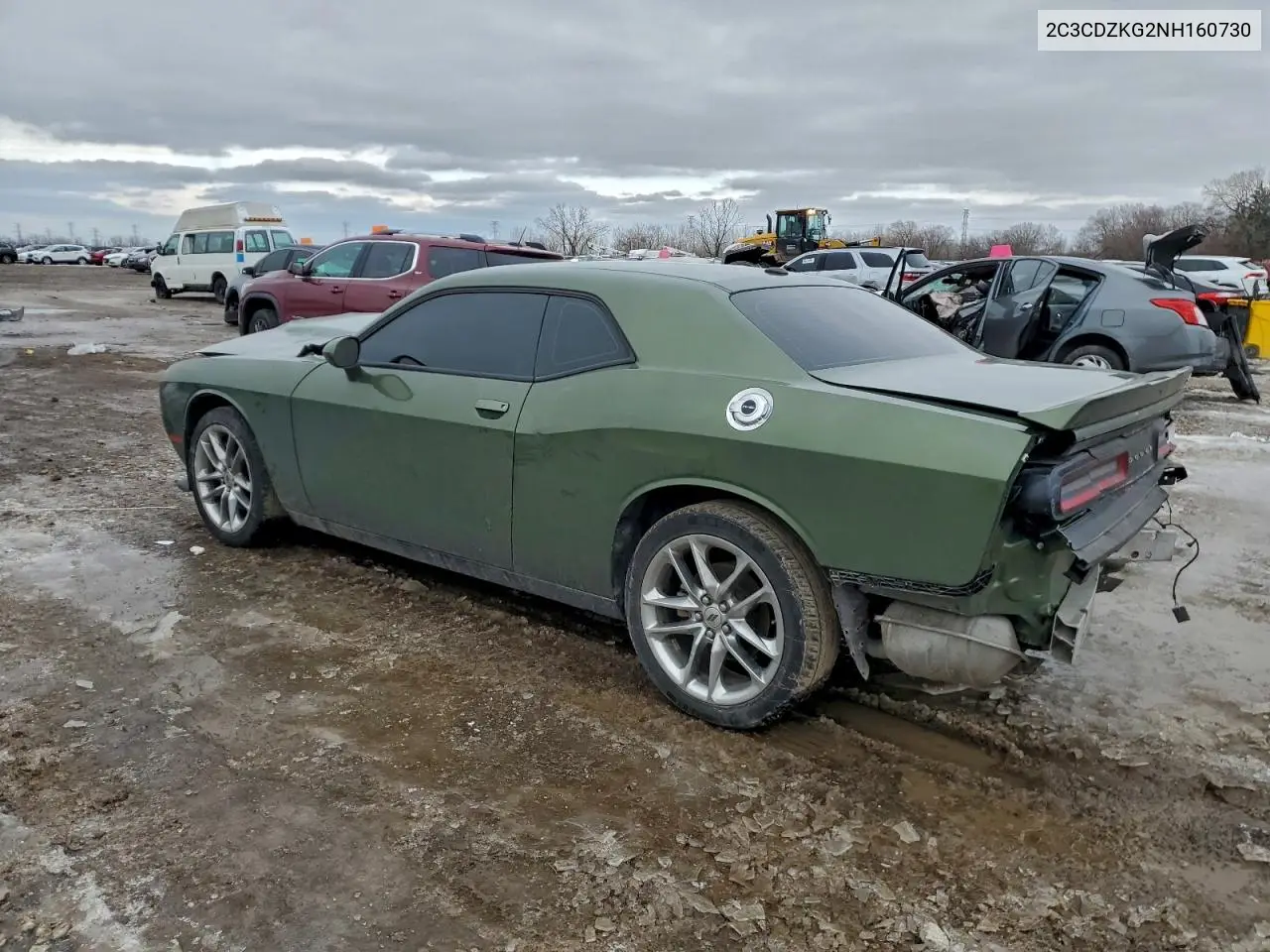 2C3CDZKG2NH160730 2022 Dodge Challenger Gt
