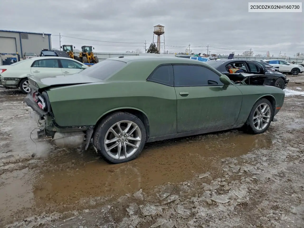 2C3CDZKG2NH160730 2022 Dodge Challenger Gt