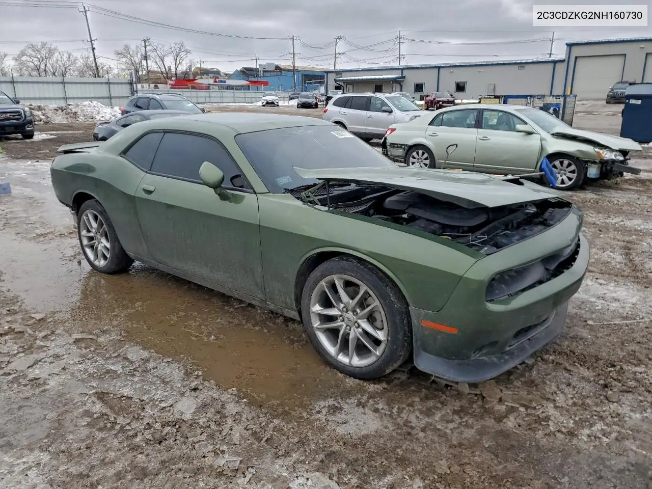 2C3CDZKG2NH160730 2022 Dodge Challenger Gt