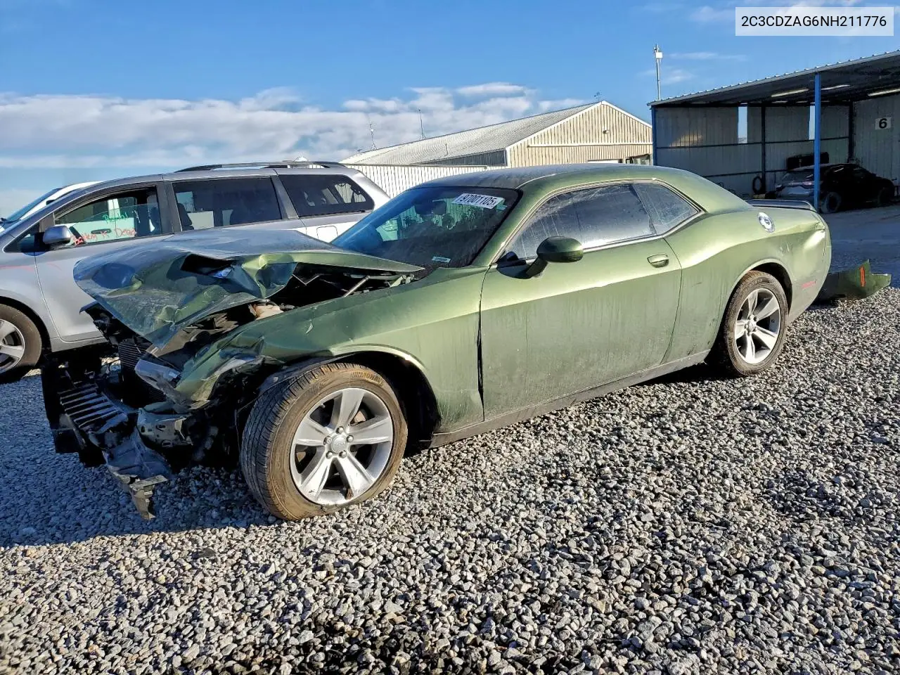 2C3CDZAG6NH211776 2022 Dodge Challenger Sxt
