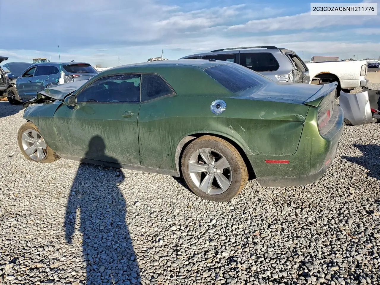 2C3CDZAG6NH211776 2022 Dodge Challenger Sxt