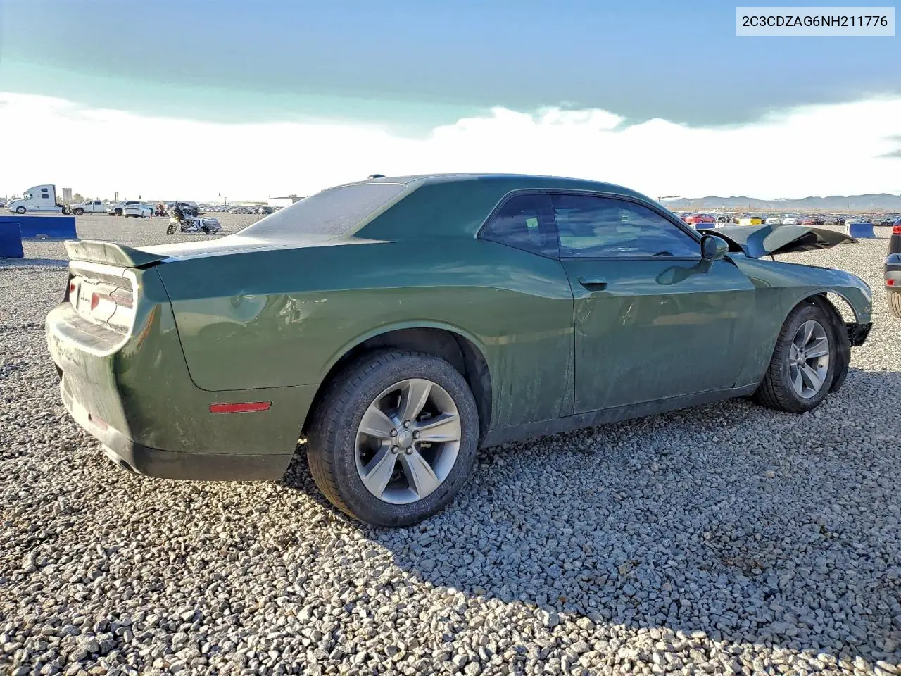 2C3CDZAG6NH211776 2022 Dodge Challenger Sxt
