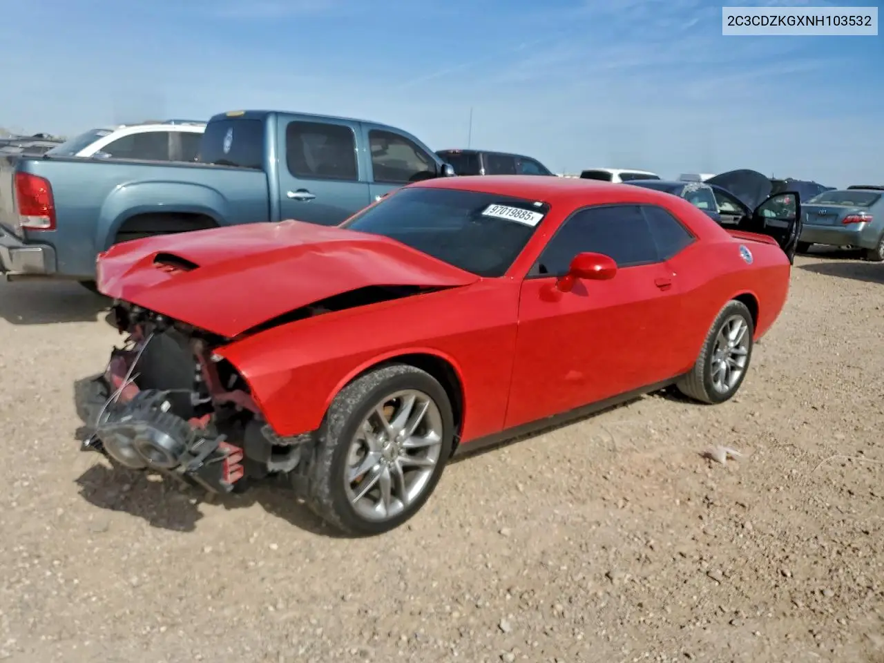 2C3CDZKGXNH103532 2022 Dodge Challenger Gt