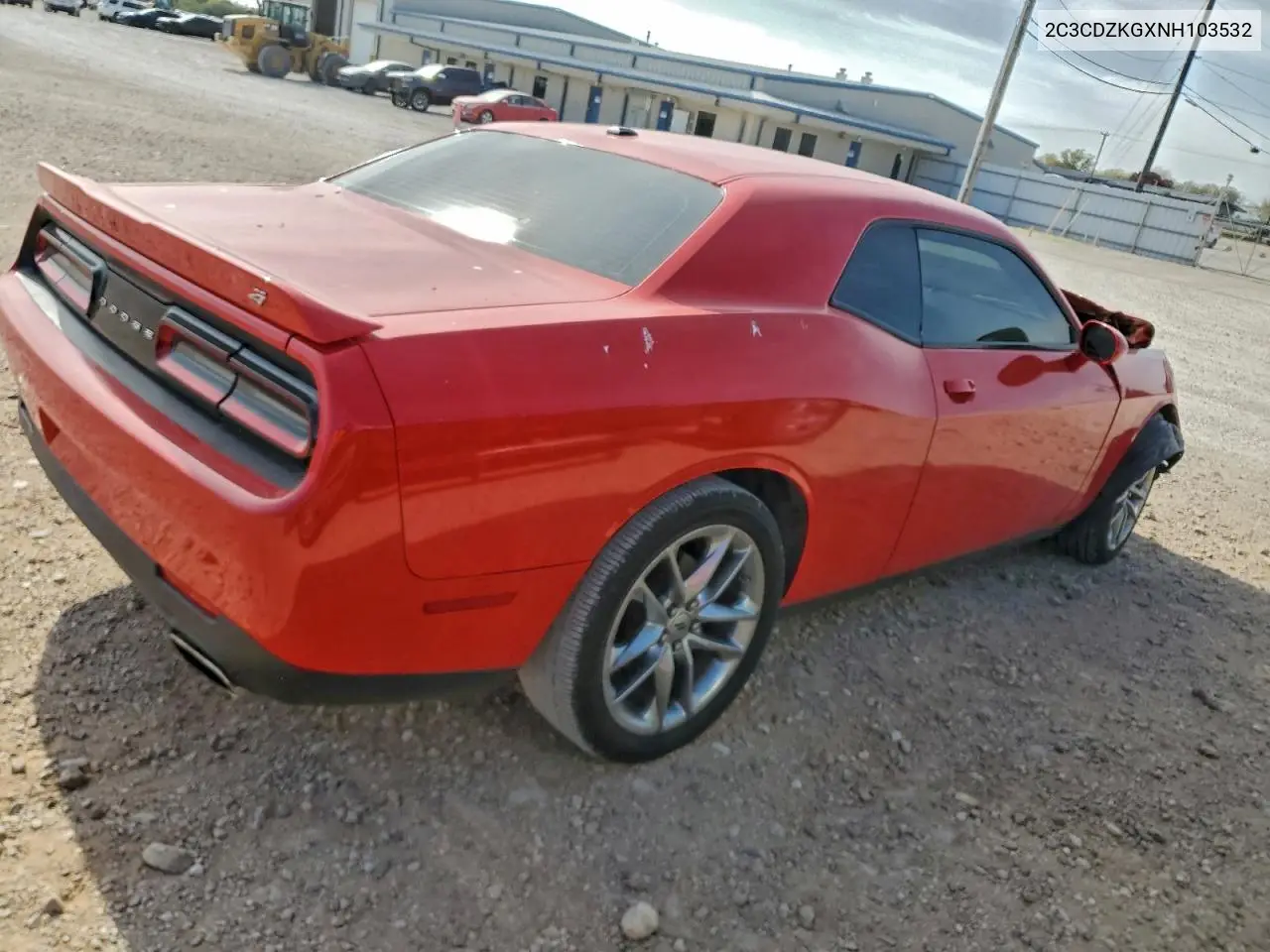 2C3CDZKGXNH103532 2022 Dodge Challenger Gt