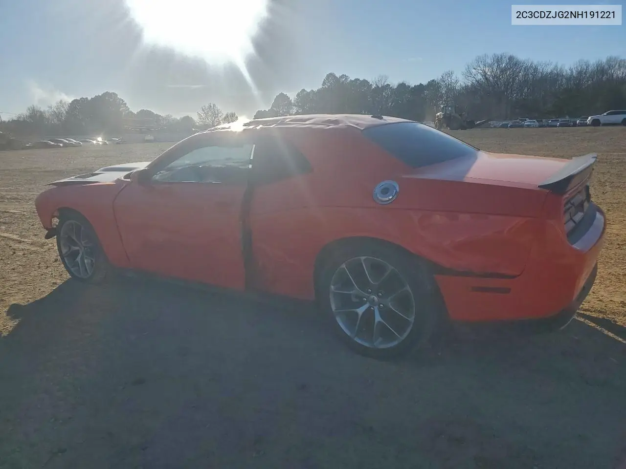 2C3CDZJG2NH191221 2022 Dodge Challenger Gt