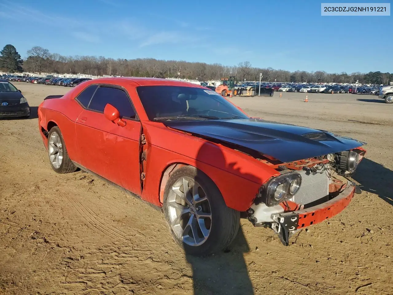 2C3CDZJG2NH191221 2022 Dodge Challenger Gt