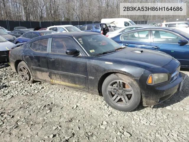 2006 Dodge Charger R/T VIN: 2B3KA53H86H164686 Lot: 48781824