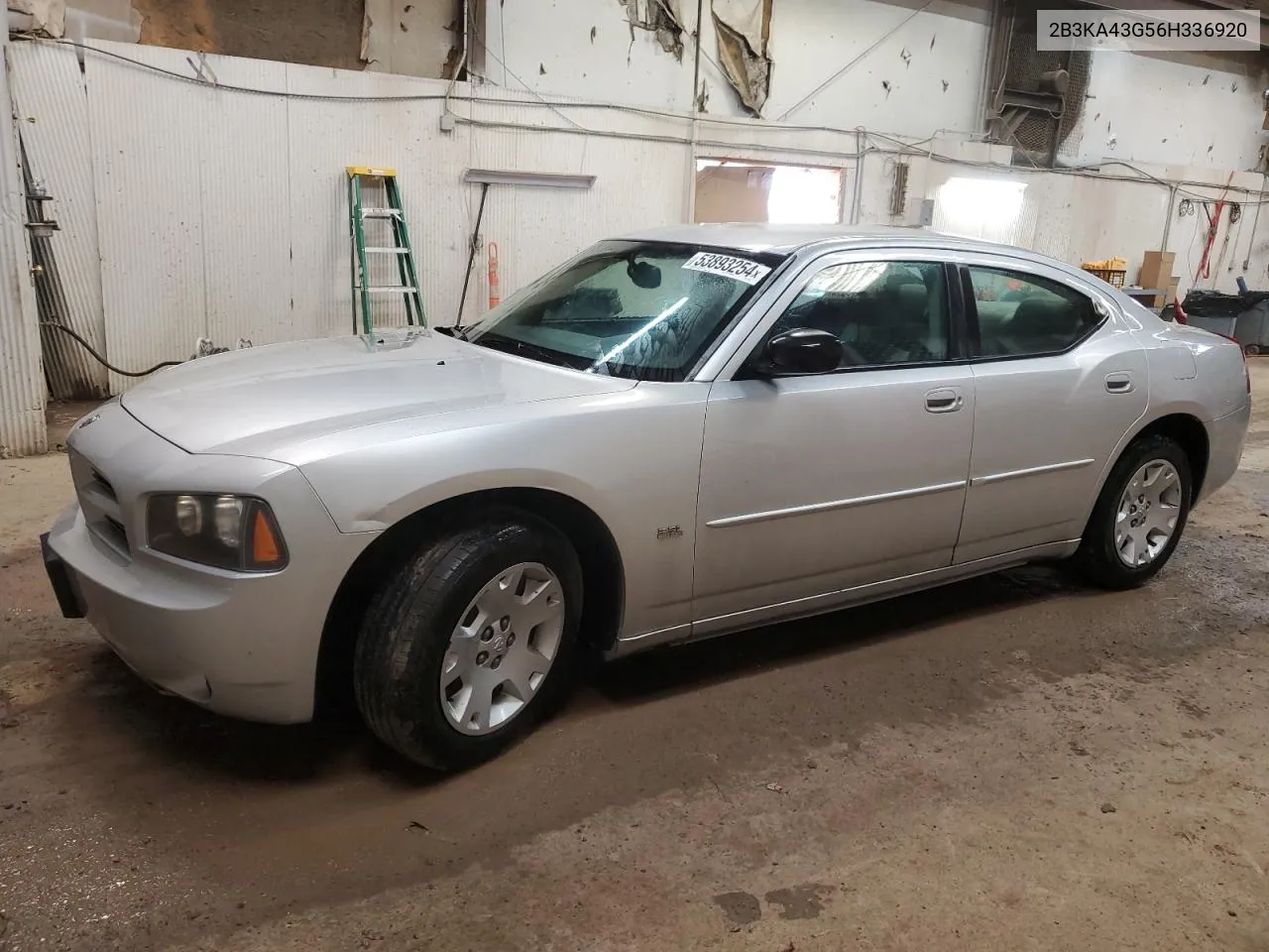 2006 Dodge Charger Se VIN: 2B3KA43G56H336920 Lot: 53893254