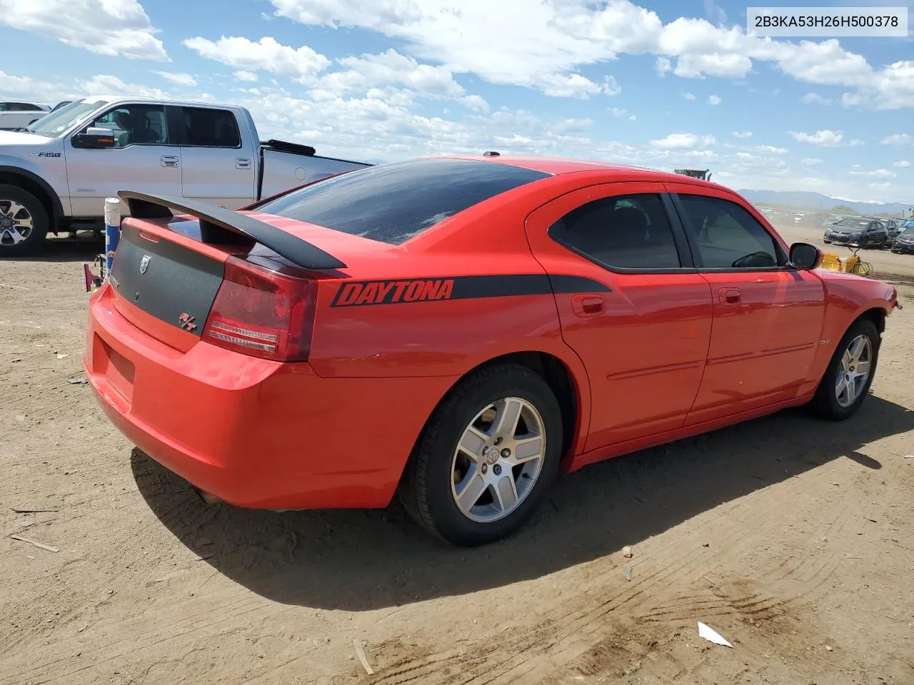 2006 Dodge Charger R/T VIN: 2B3KA53H26H500378 Lot: 54151584