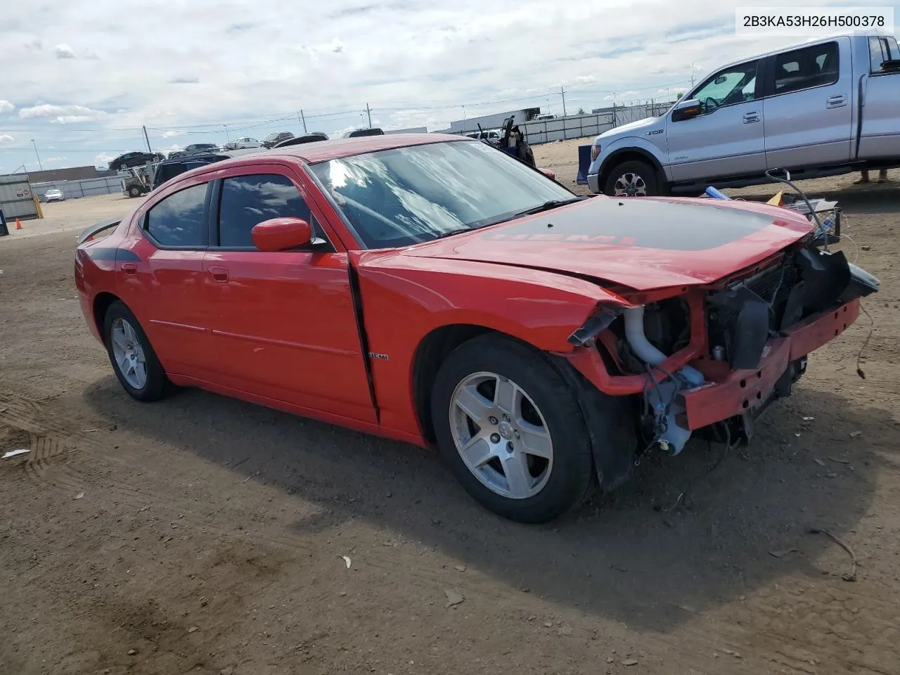 2006 Dodge Charger R/T VIN: 2B3KA53H26H500378 Lot: 54151584