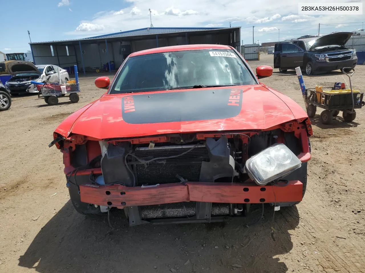 2006 Dodge Charger R/T VIN: 2B3KA53H26H500378 Lot: 54151584