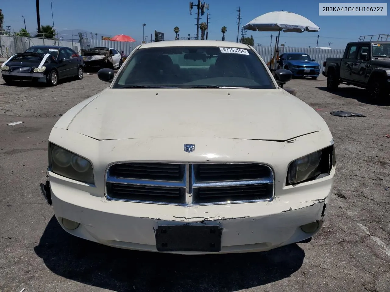 2006 Dodge Charger Se VIN: 2B3KA43G46H166727 Lot: 62765164