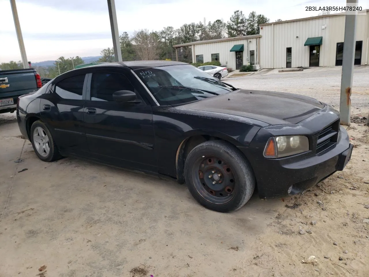 2006 Dodge Charger Se VIN: 2B3LA43R56H478240 Lot: 64101574