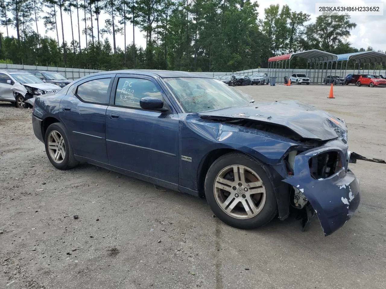 2006 Dodge Charger R/T VIN: 2B3KA53H86H233652 Lot: 67907774