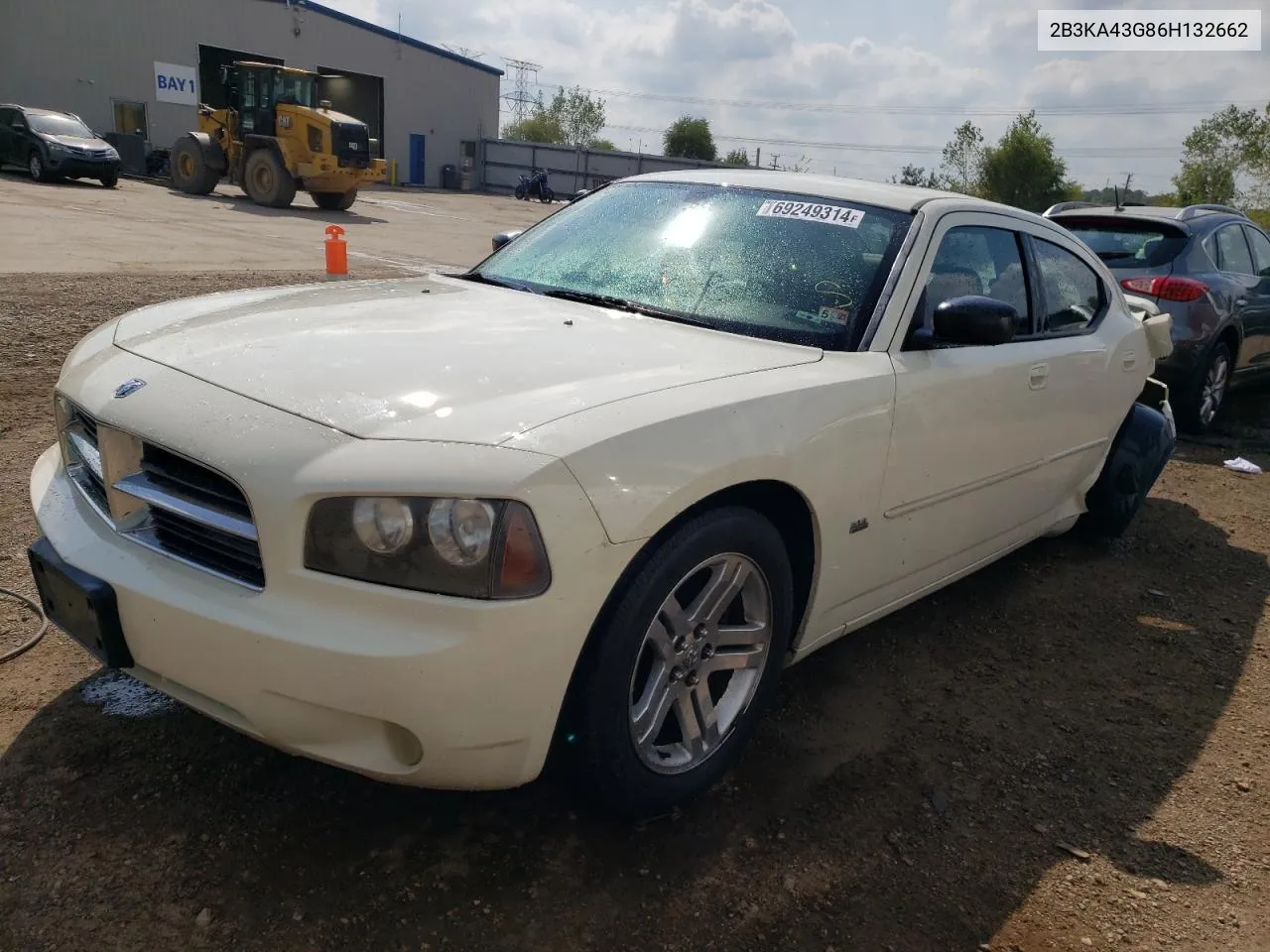 2006 Dodge Charger Se VIN: 2B3KA43G86H132662 Lot: 69249314