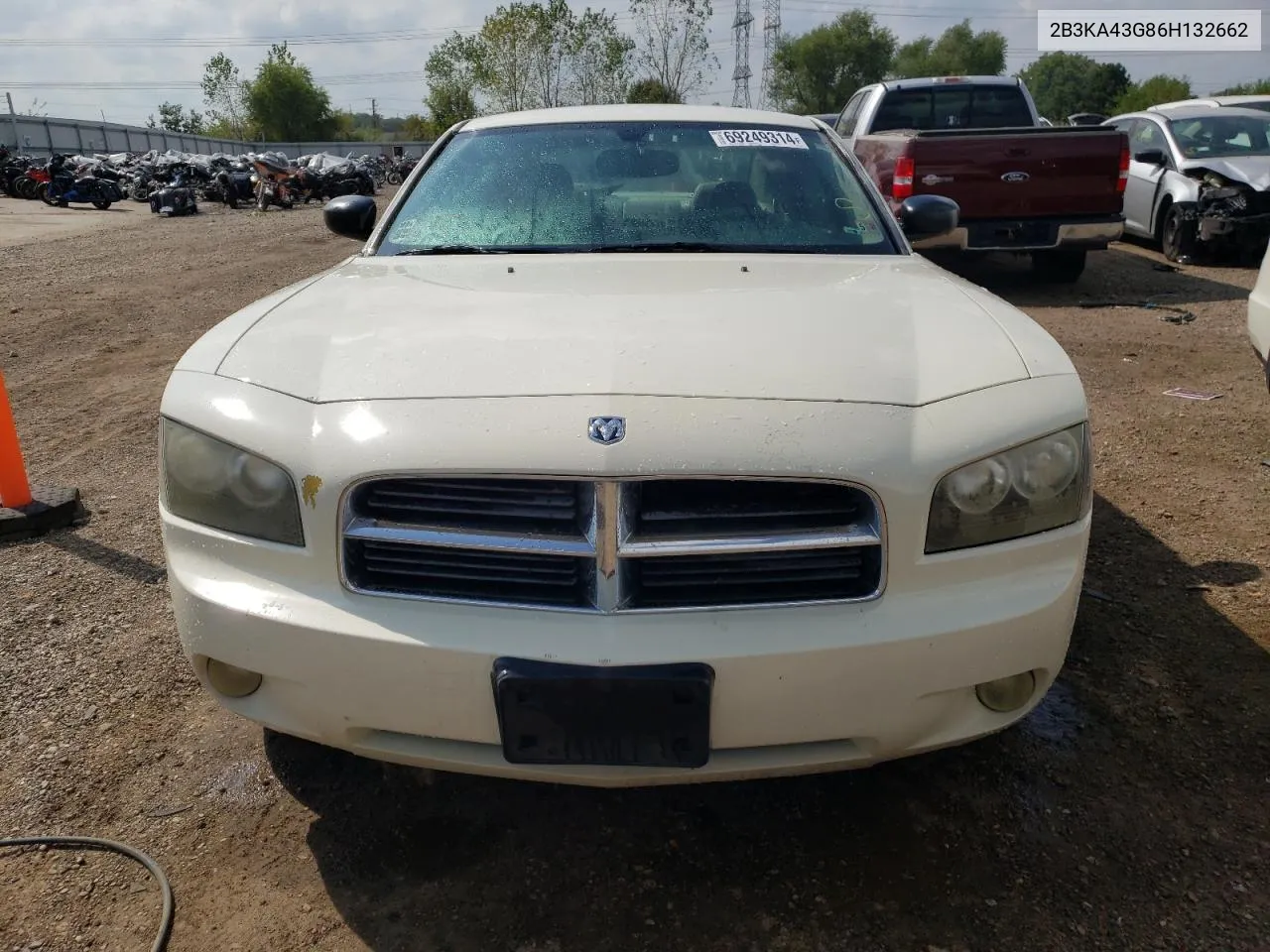 2006 Dodge Charger Se VIN: 2B3KA43G86H132662 Lot: 69249314