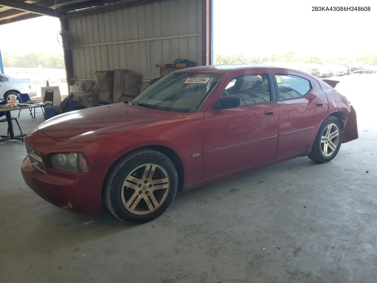 2006 Dodge Charger Se VIN: 2B3KA43G86H348608 Lot: 69252394