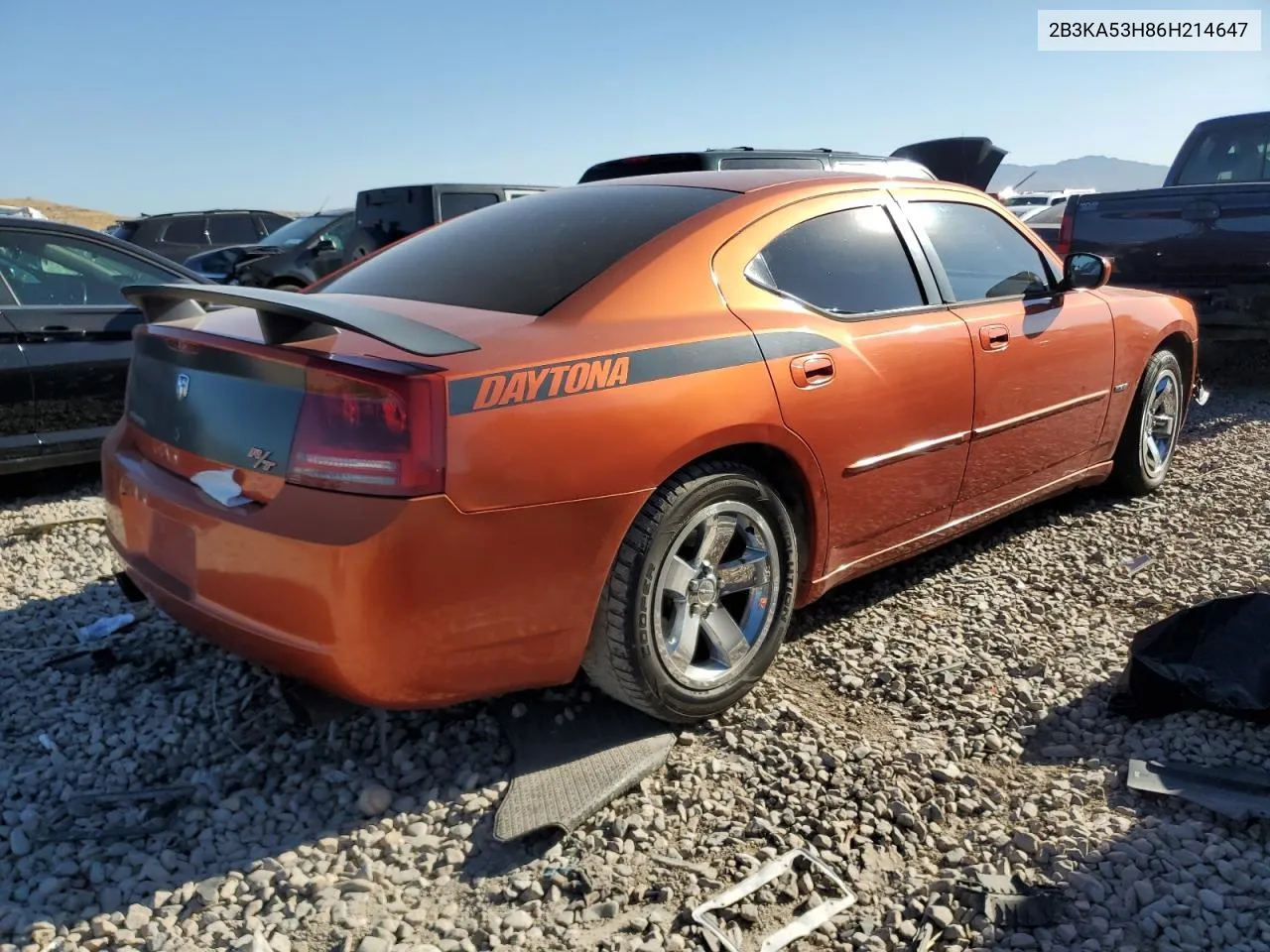 2006 Dodge Charger R/T VIN: 2B3KA53H86H214647 Lot: 69432134