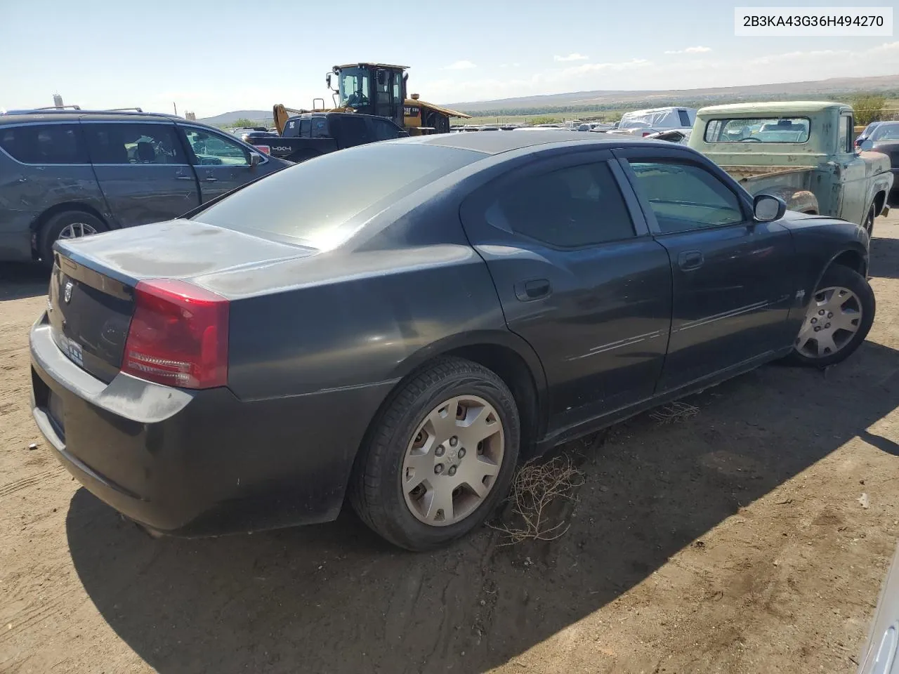 2006 Dodge Charger Se VIN: 2B3KA43G36H494270 Lot: 70907224