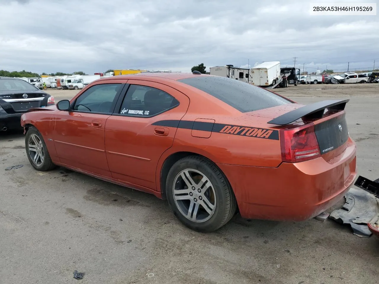 2006 Dodge Charger R/T VIN: 2B3KA53H46H195269 Lot: 71201414