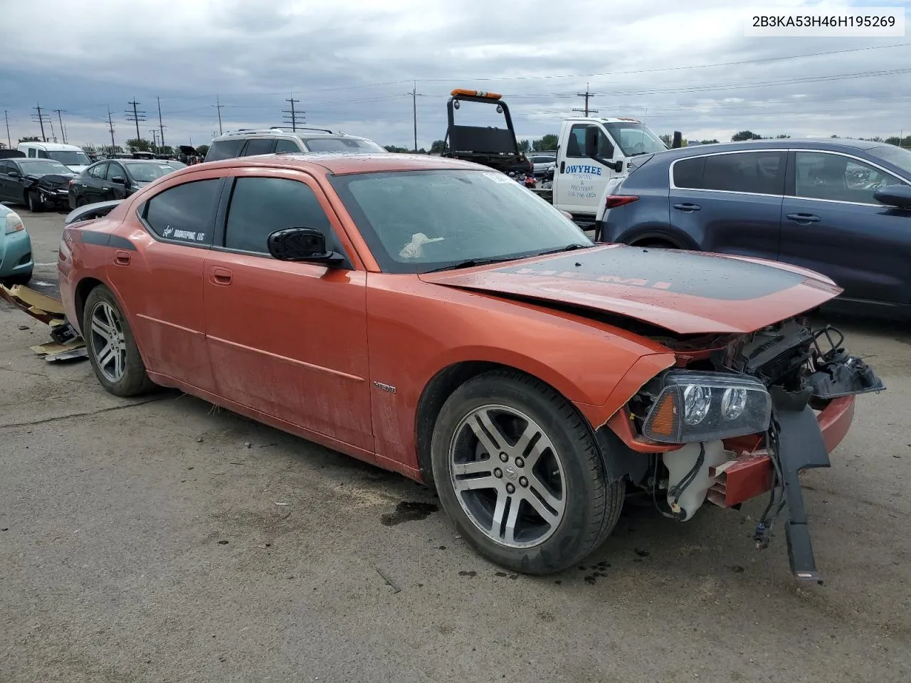 2006 Dodge Charger R/T VIN: 2B3KA53H46H195269 Lot: 71201414