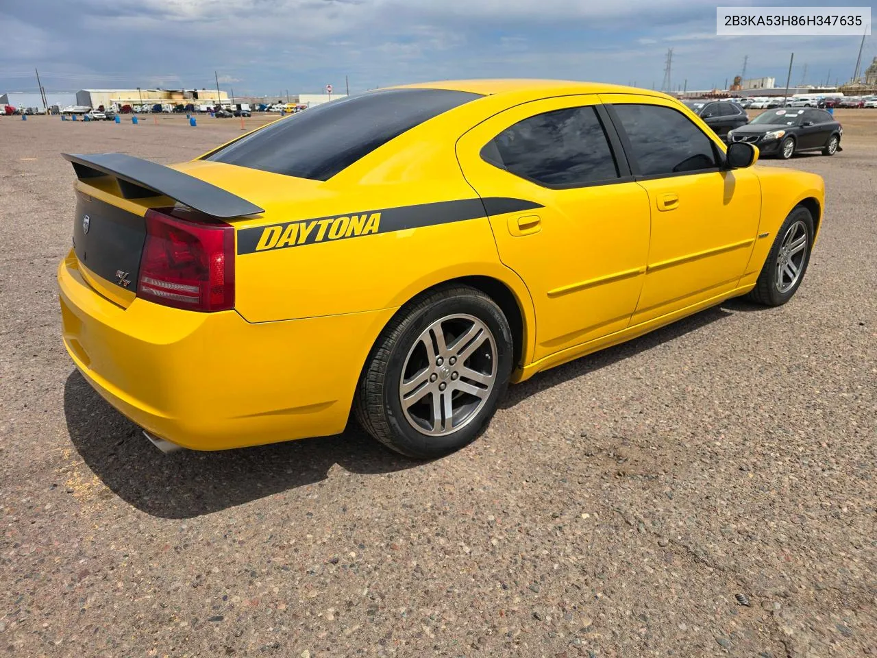 2006 Dodge Charger R/T VIN: 2B3KA53H86H347635 Lot: 72076674