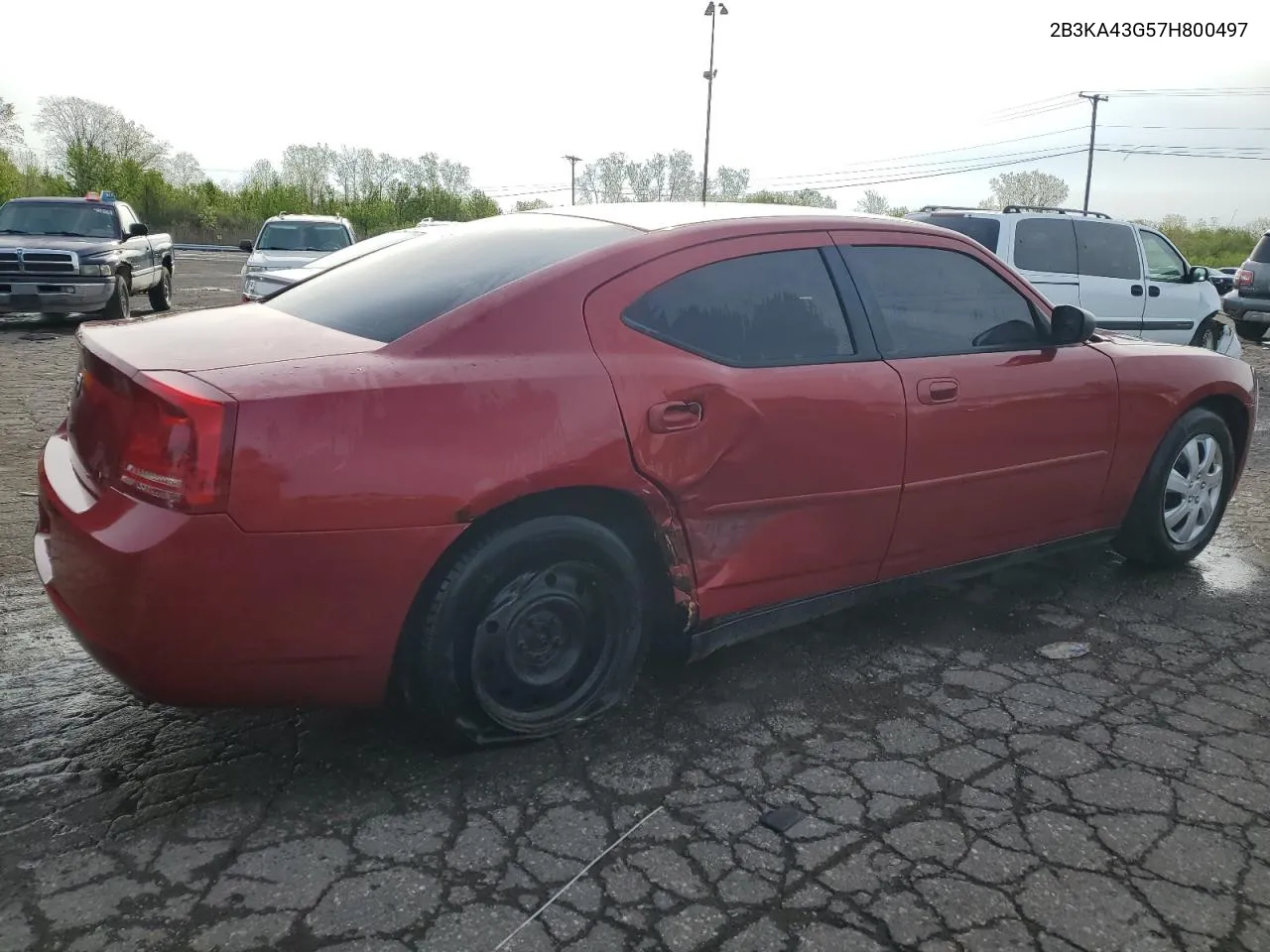 2007 Dodge Charger Se VIN: 2B3KA43G57H800497 Lot: 52828264