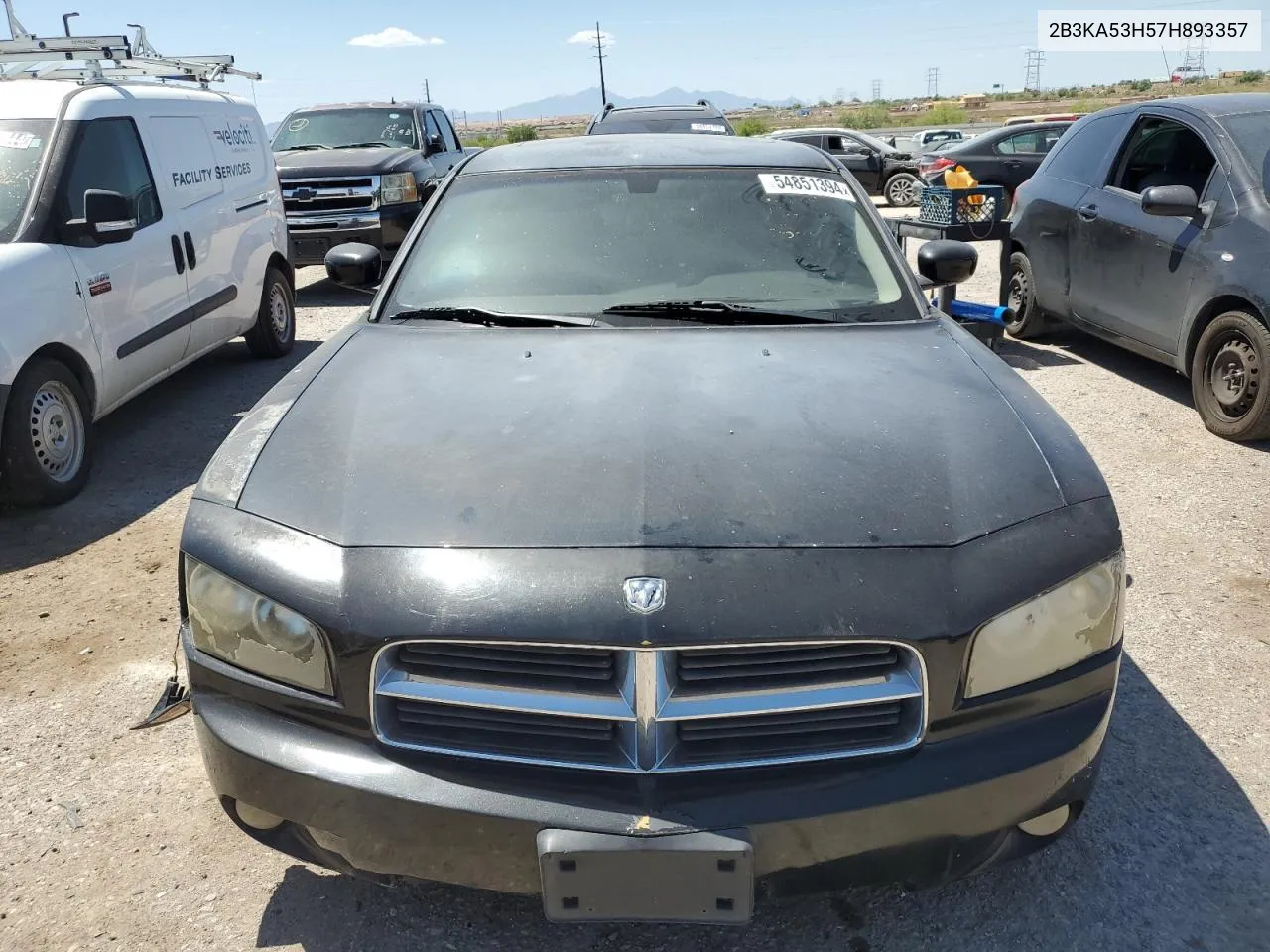 2007 Dodge Charger R/T VIN: 2B3KA53H57H893357 Lot: 54851394