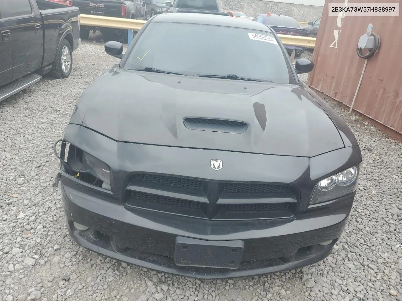 2007 Dodge Charger Srt-8 VIN: 2B3KA73W57H838997 Lot: 54900584