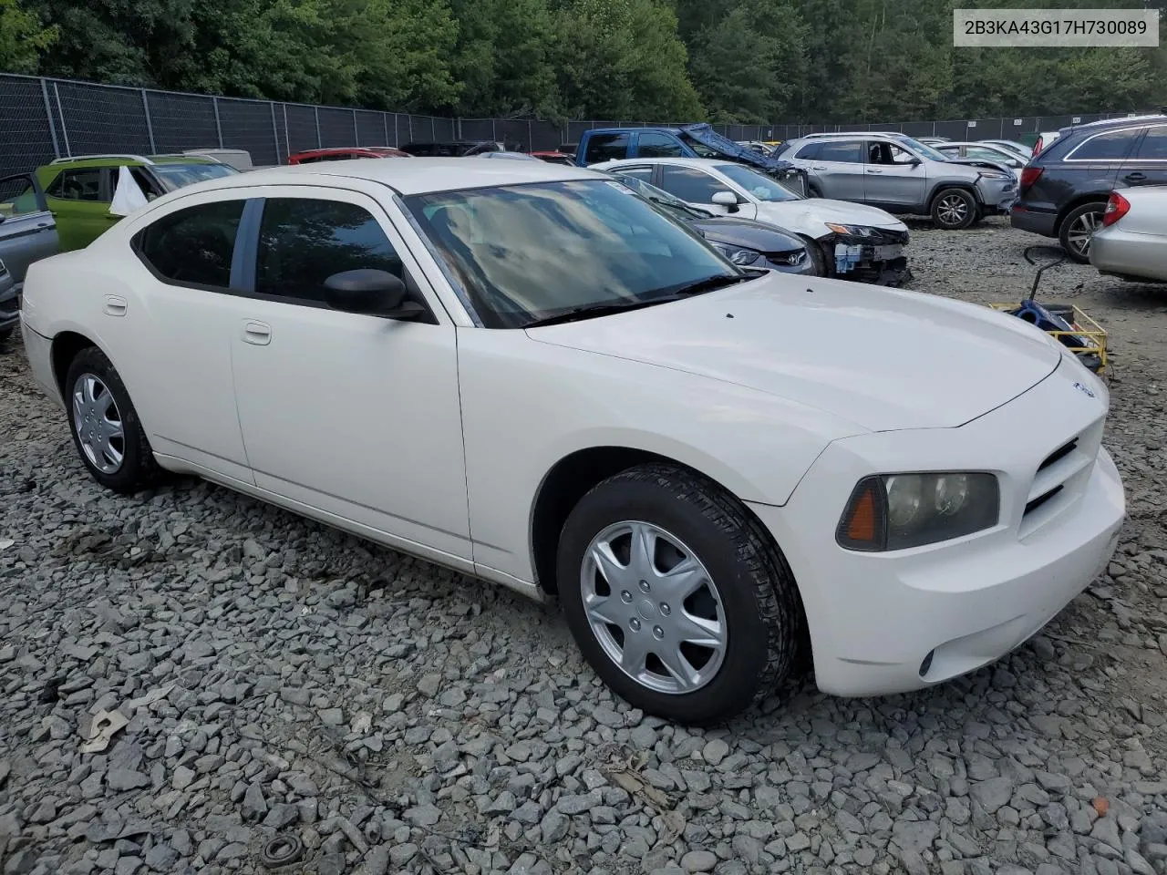 2007 Dodge Charger Se VIN: 2B3KA43G17H730089 Lot: 65644244