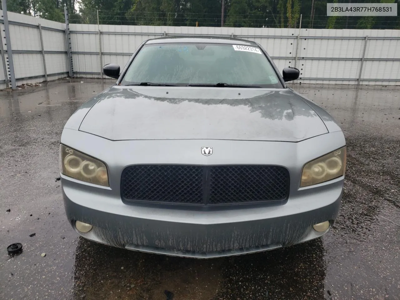 2007 Dodge Charger Se VIN: 2B3LA43R77H768531 Lot: 66922314