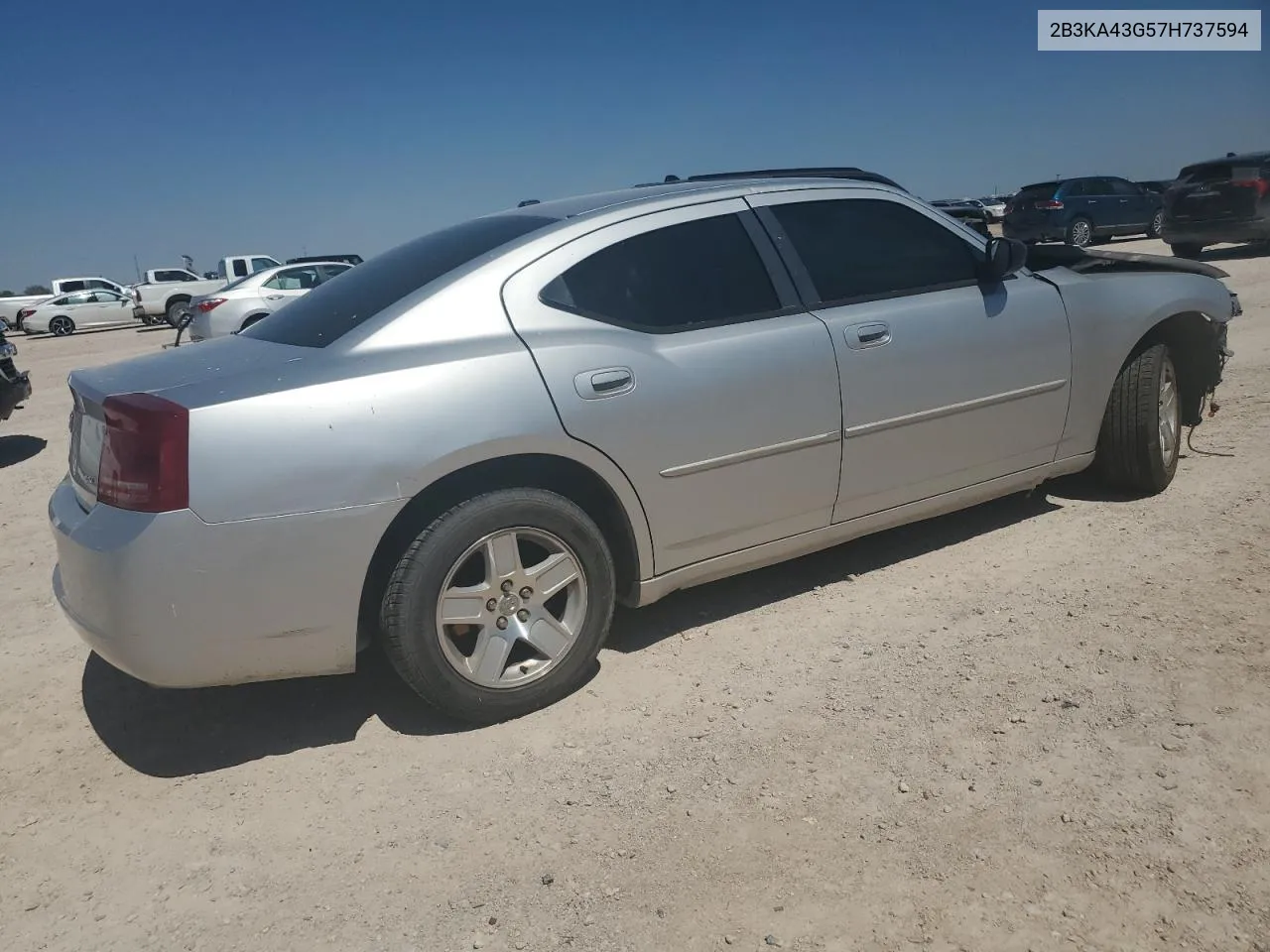 2007 Dodge Charger Se VIN: 2B3KA43G57H737594 Lot: 70832364