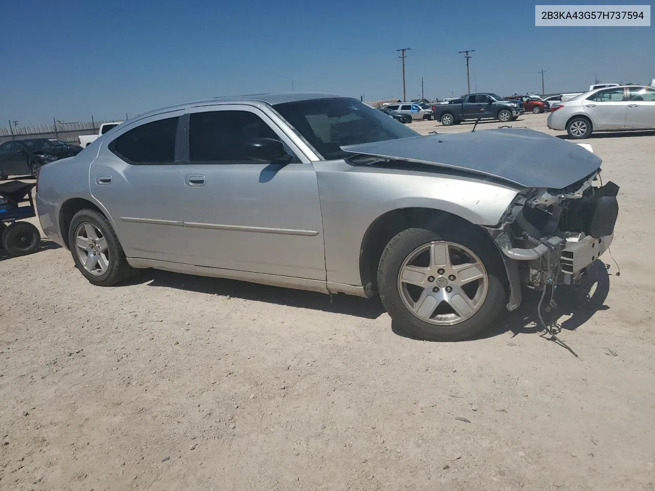 2007 Dodge Charger Se VIN: 2B3KA43G57H737594 Lot: 70832364