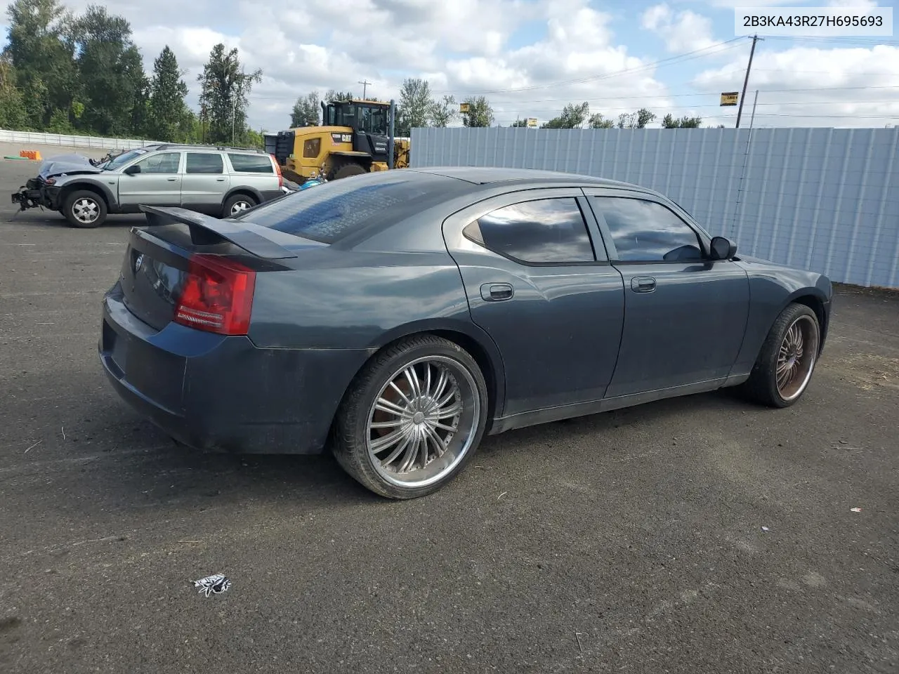 2007 Dodge Charger Se VIN: 2B3KA43R27H695693 Lot: 71464694