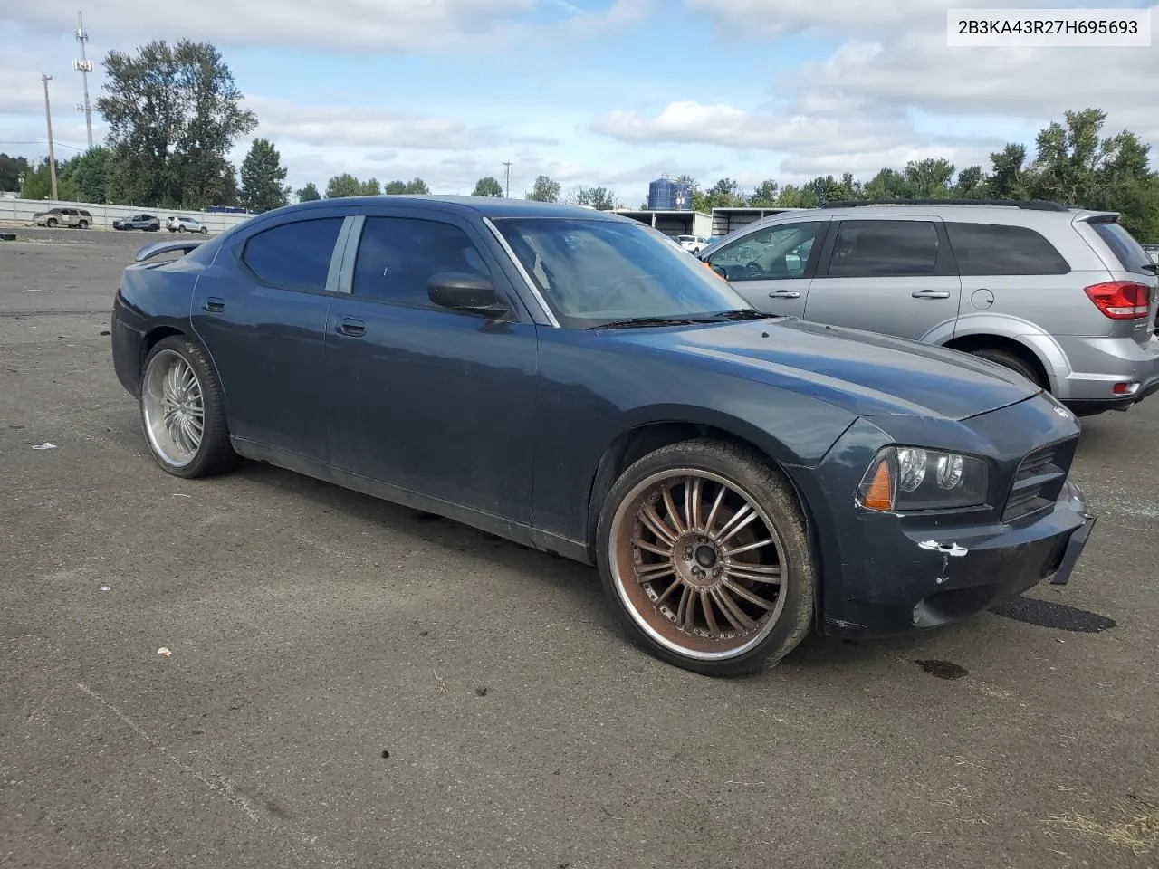 2007 Dodge Charger Se VIN: 2B3KA43R27H695693 Lot: 71464694