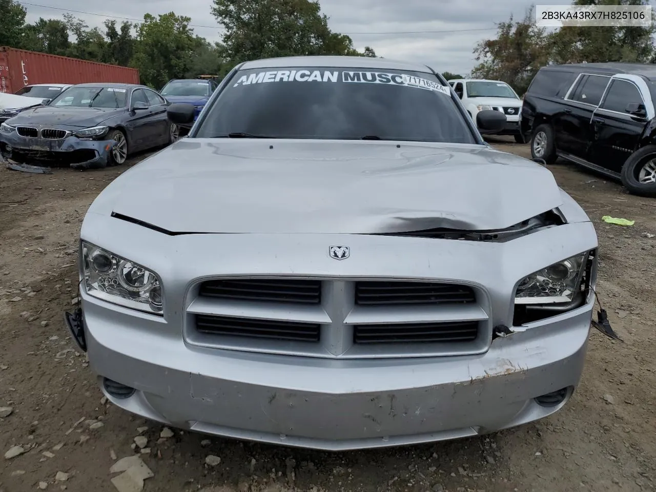 2007 Dodge Charger Se VIN: 2B3KA43RX7H825106 Lot: 71716524