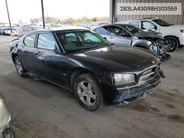 2B3LA43G98H303569 2008 Dodge Charger