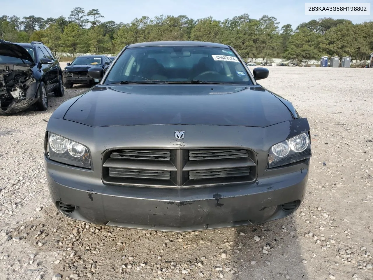 2008 Dodge Charger VIN: 2B3KA43G58H198802 Lot: 45539134