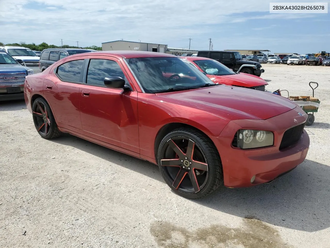 2008 Dodge Charger VIN: 2B3KA43G28H265078 Lot: 51469924