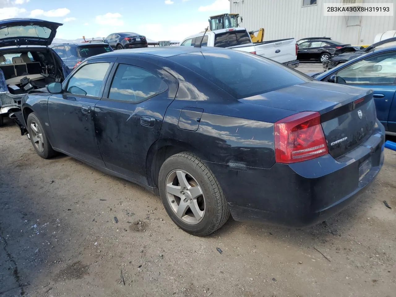 2B3KA43GX8H319193 2008 Dodge Charger