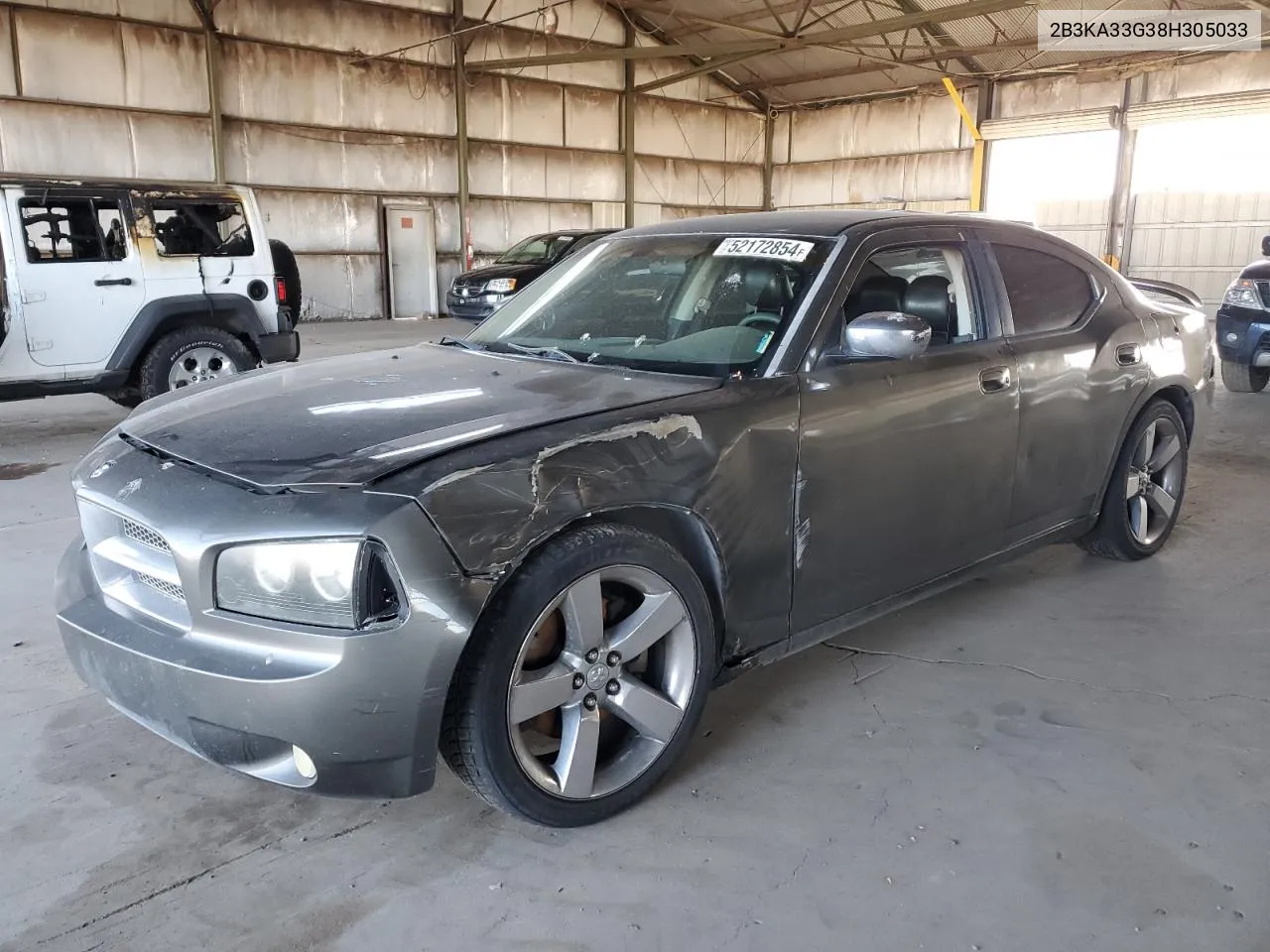 2008 Dodge Charger Sxt VIN: 2B3KA33G38H305033 Lot: 52172854