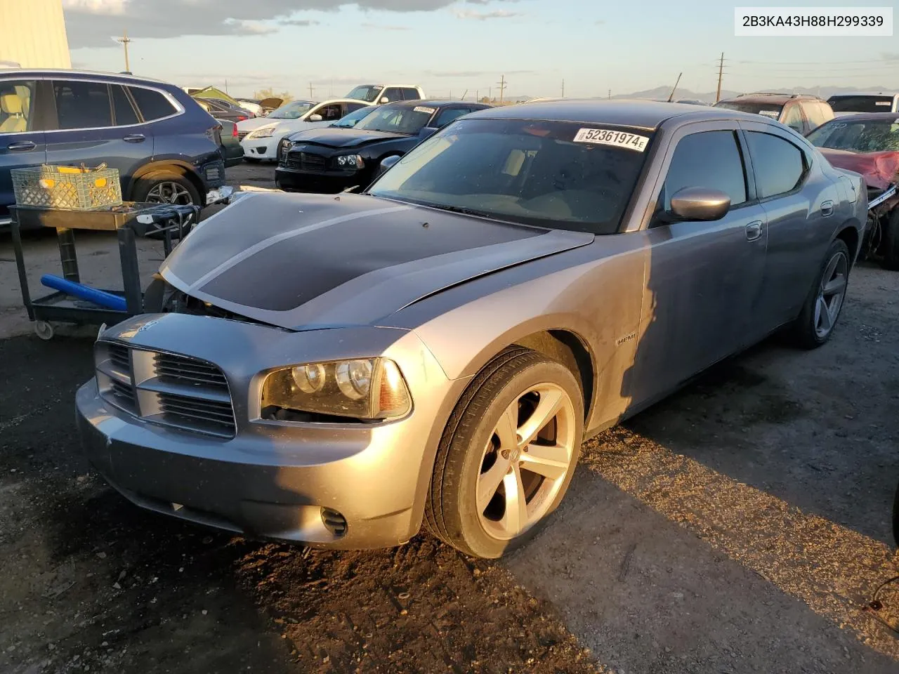 2008 Dodge Charger VIN: 2B3KA43H88H299339 Lot: 52361974