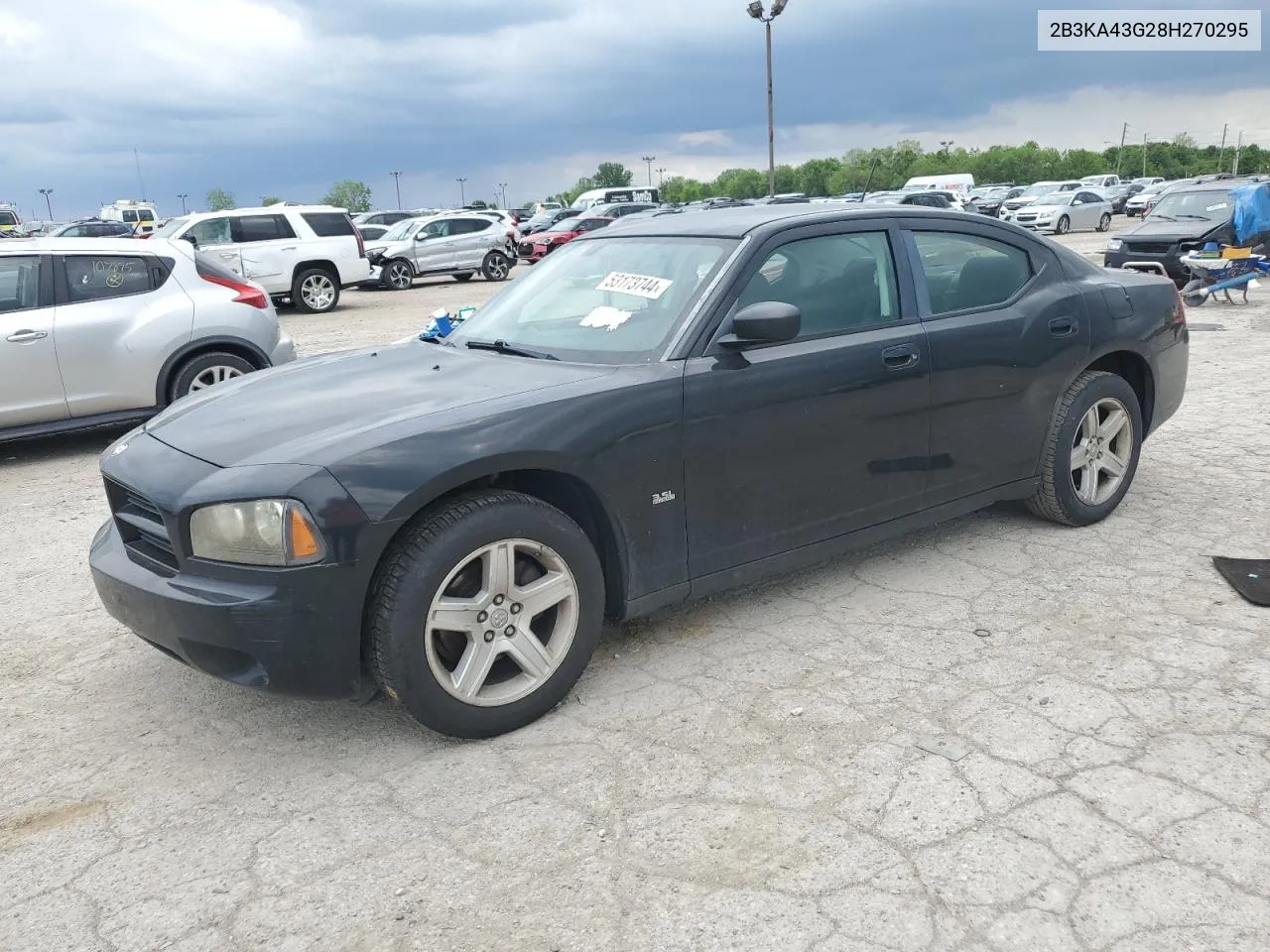 2008 Dodge Charger VIN: 2B3KA43G28H270295 Lot: 53173744