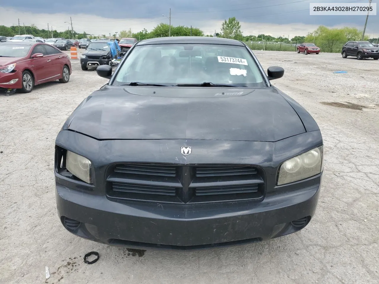 2008 Dodge Charger VIN: 2B3KA43G28H270295 Lot: 53173744