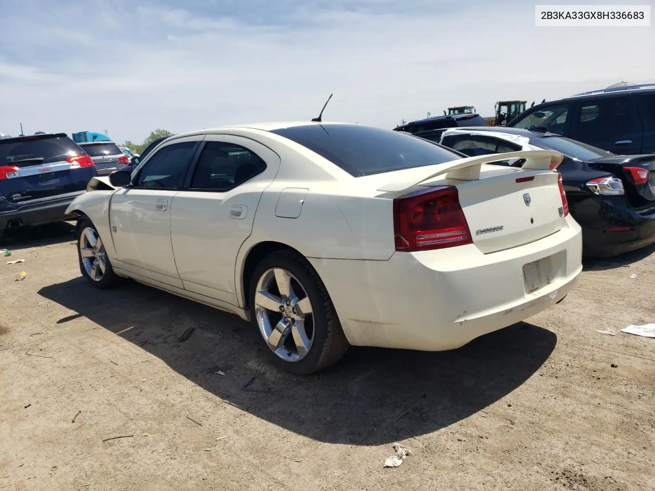 2008 Dodge Charger Sxt VIN: 2B3KA33GX8H336683 Lot: 54009814