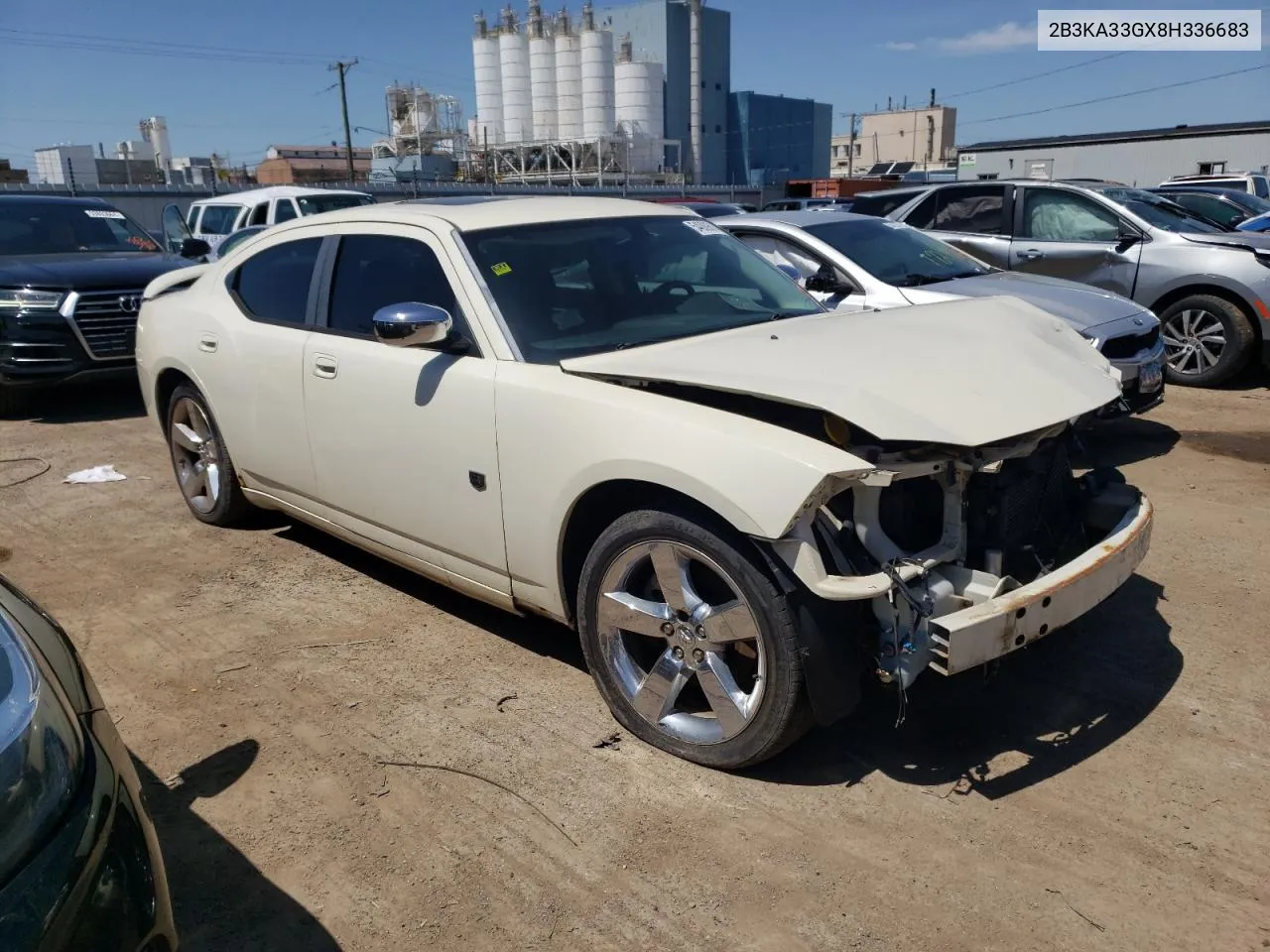 2008 Dodge Charger Sxt VIN: 2B3KA33GX8H336683 Lot: 54009814