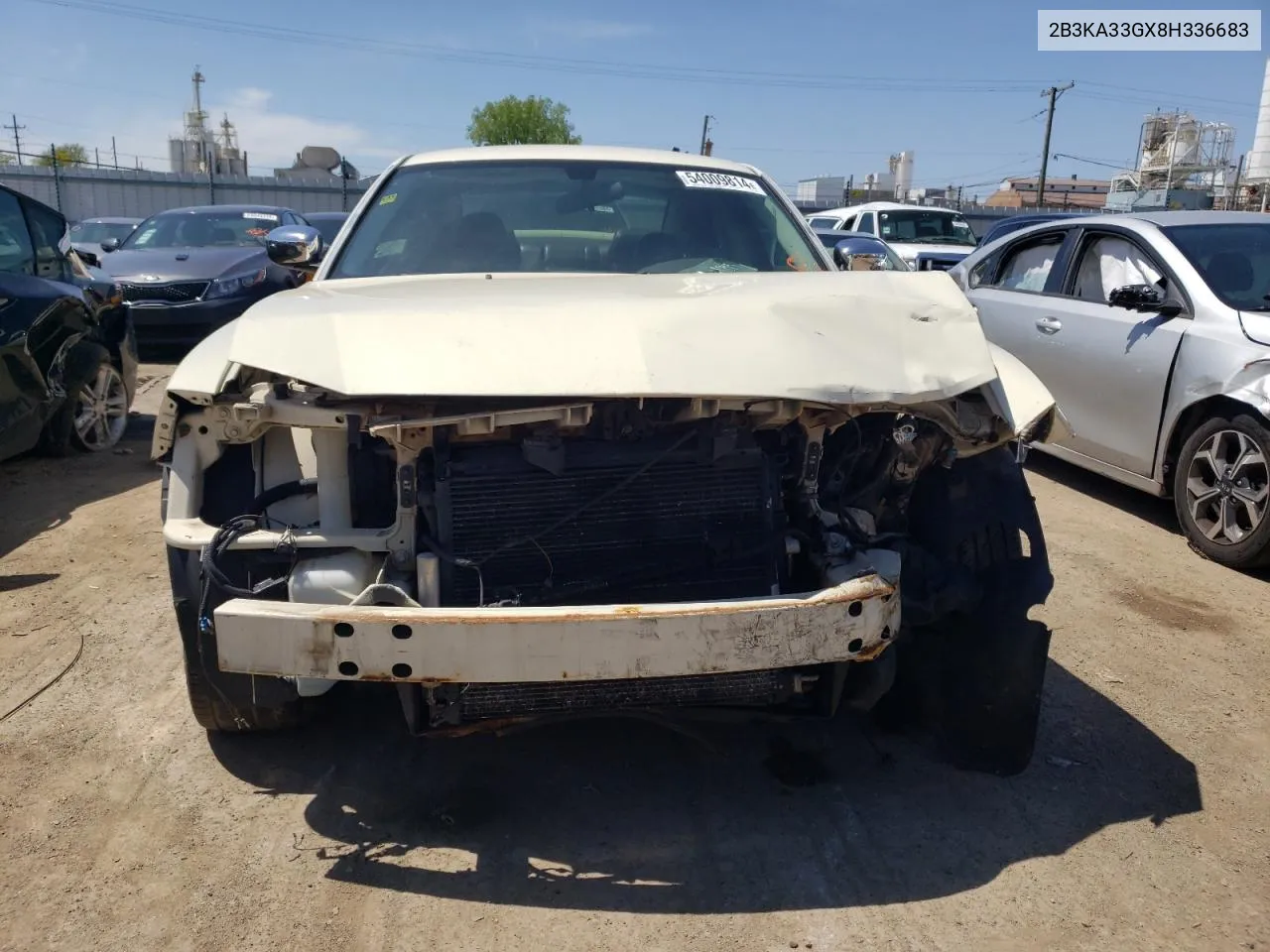 2008 Dodge Charger Sxt VIN: 2B3KA33GX8H336683 Lot: 54009814