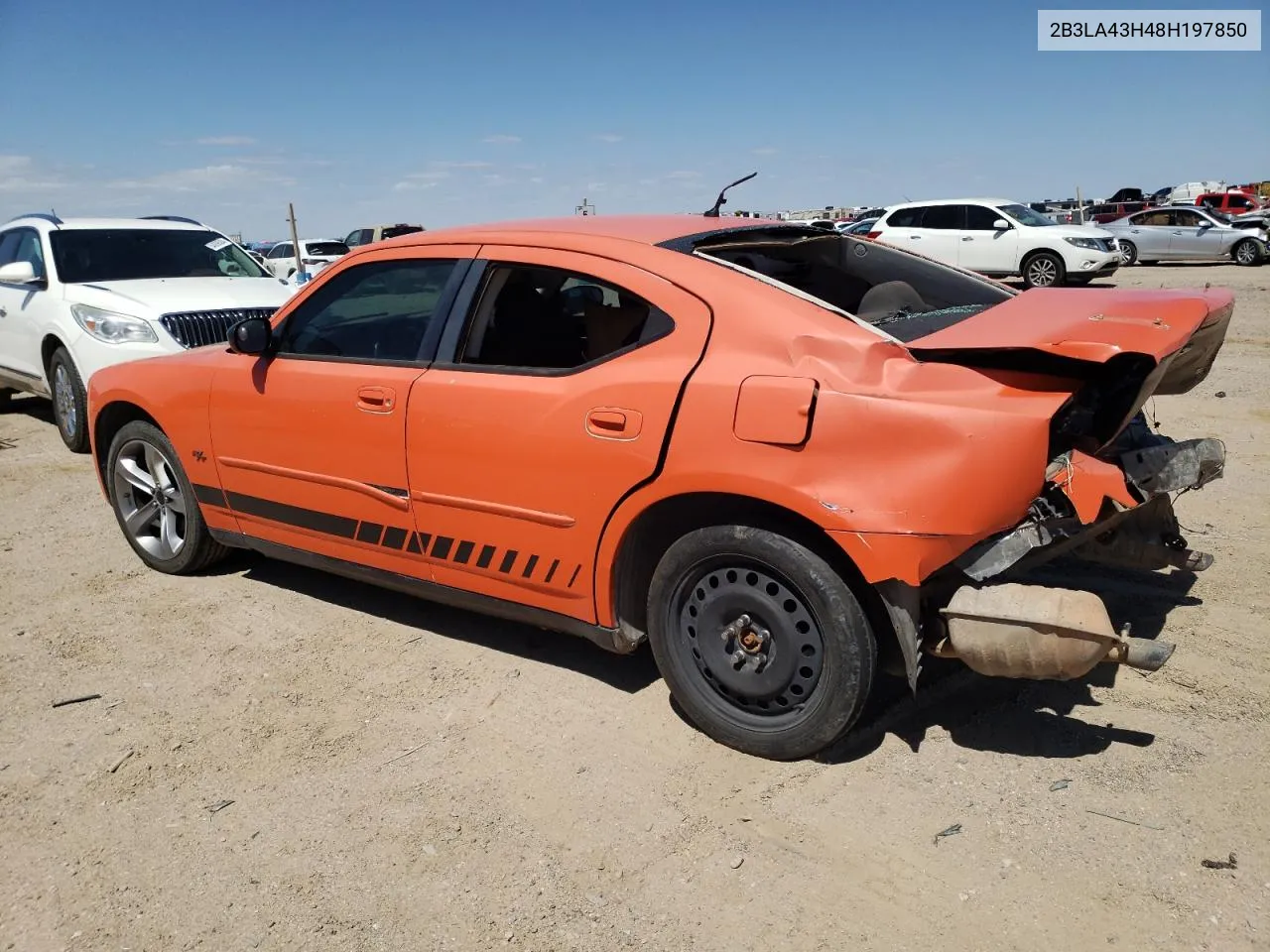 2008 Dodge Charger VIN: 2B3LA43H48H197850 Lot: 54248724